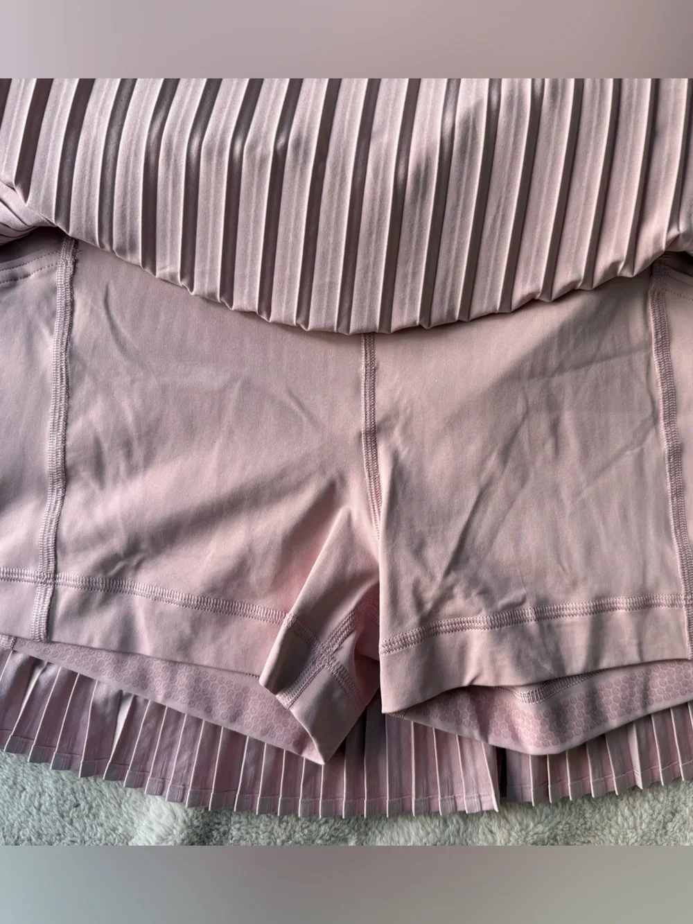 NWT Lululemon Varsity HR Pleated Tennis Skirt Pink Haze Size 8